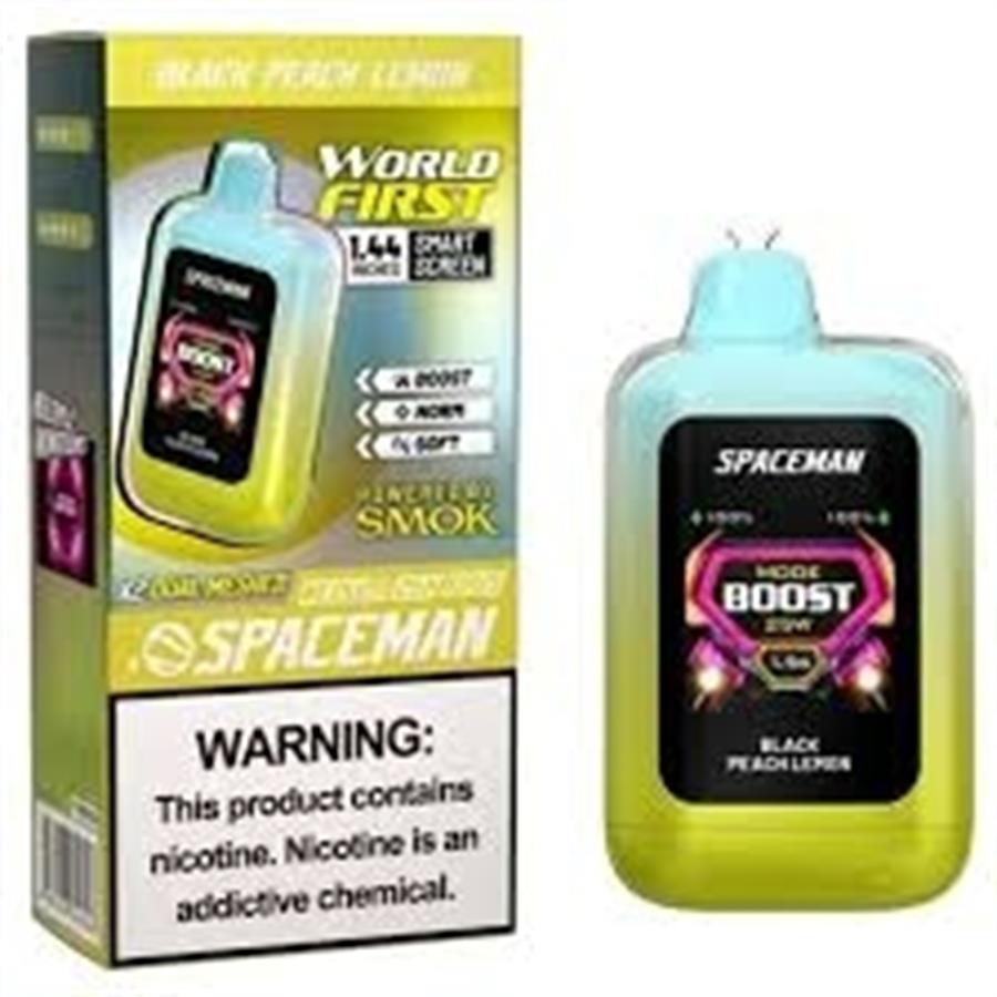 SMOK SPACEMAN 25K BLACK PEACH LEMON